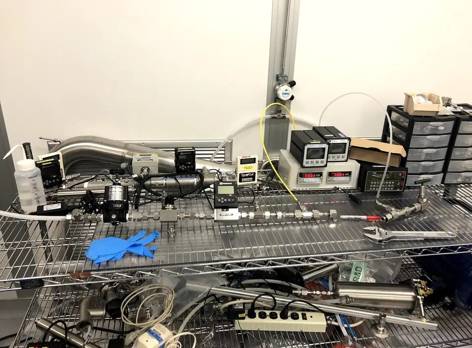Permeability stand: archived work image 1
