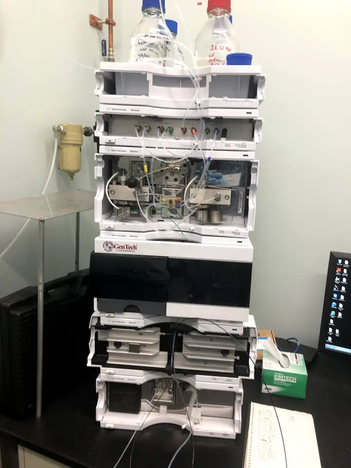High-performance liquid chromatography (HPLC): archived work image 1